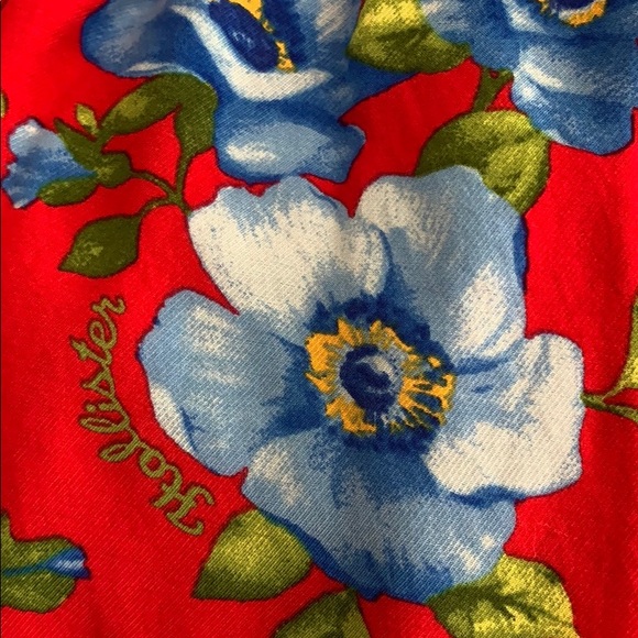 Hollister Red Floral Tropical Skirt - Picture 6 of 9